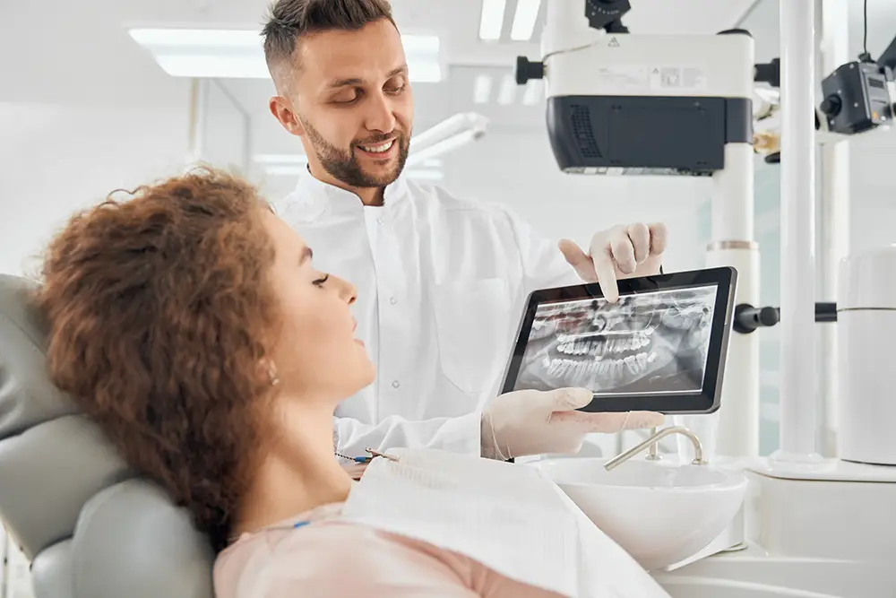 DentalSealants1 Man smiling with straight teeth