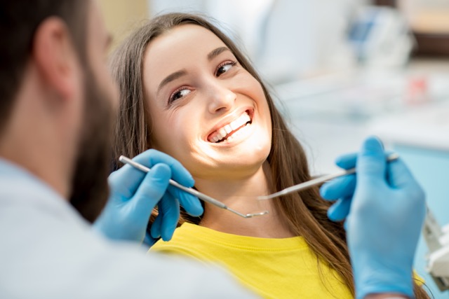 DentalSealants1 Man smiling with straight teeth